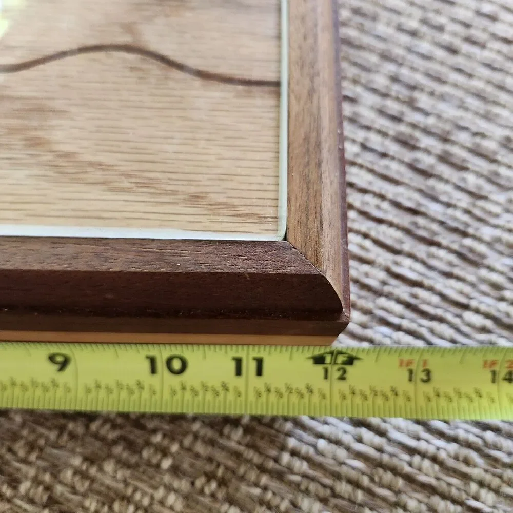 Wooden Puzzle Box, 3 Layer Pre-School Level, Walnut Red Oak Cottonwood, Handmade